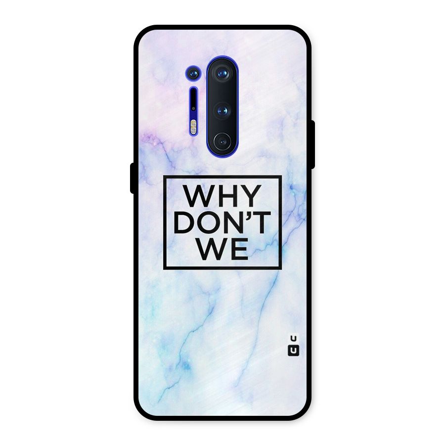 Why Dont We Metal Back Case for OnePlus 8 Pro