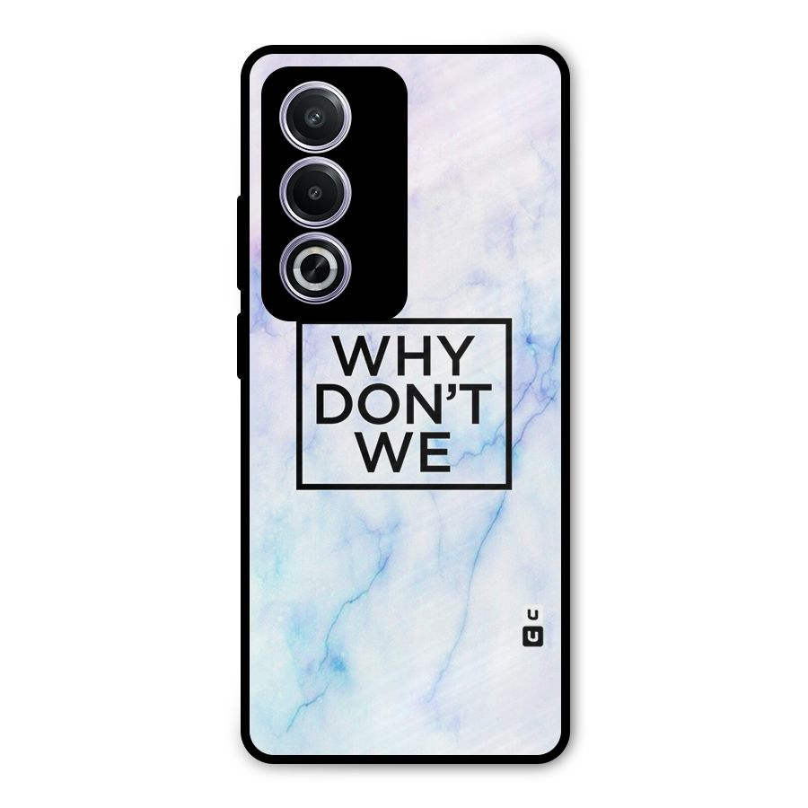 Why Dont We Metal Back Case for Oppo A3 Pro