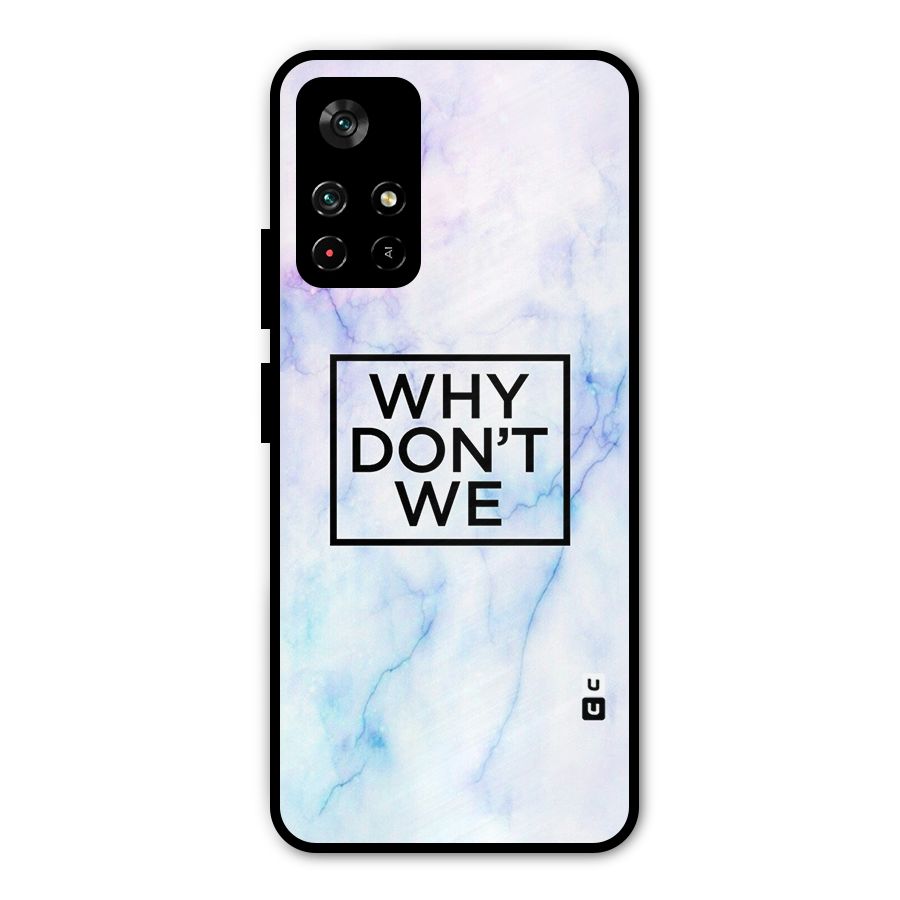 Why Dont We Metal Back Case for Poco M4 Pro 5G