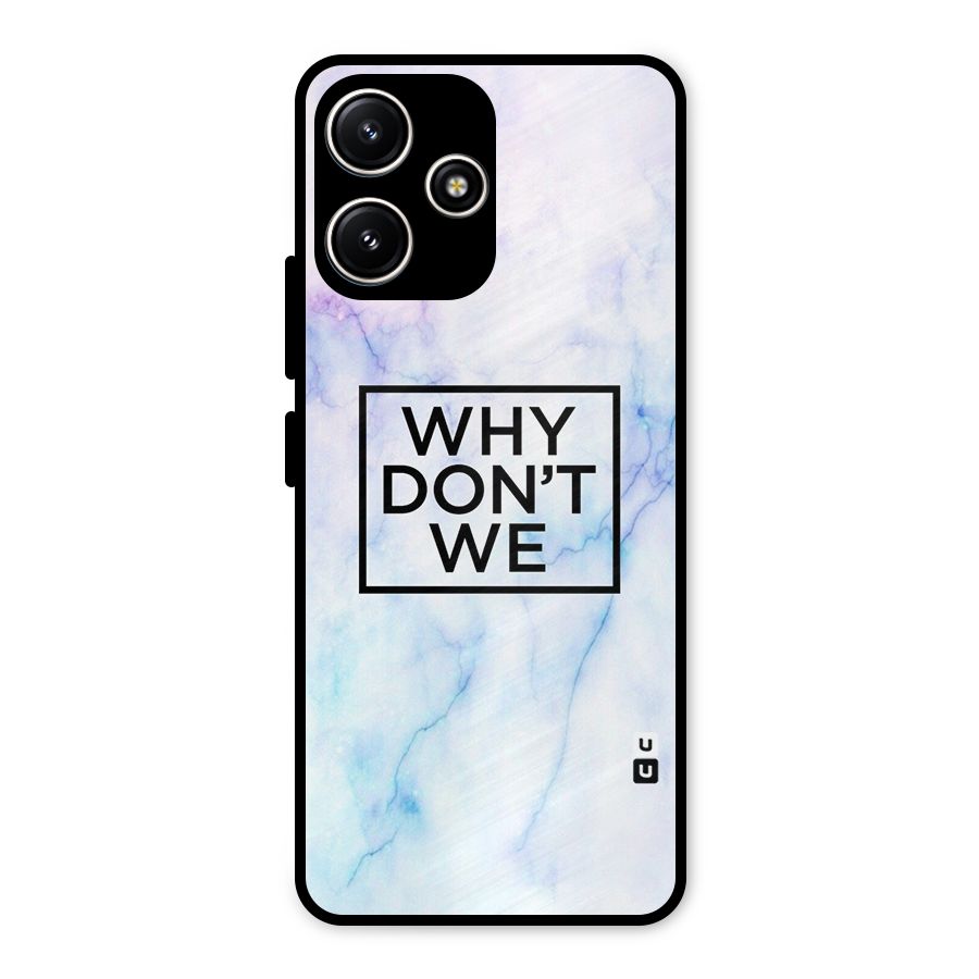Why Dont We Metal Back Case for Poco M6 Pro