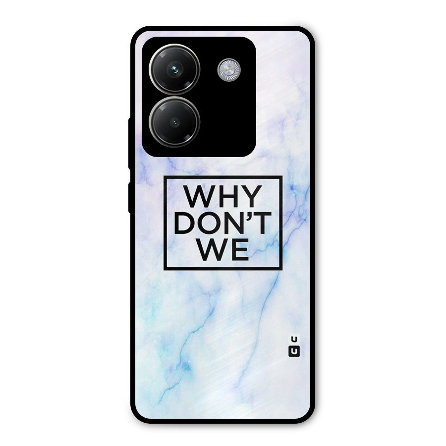 Why Dont We Metal Back Case for Poco M7 Pro 5G