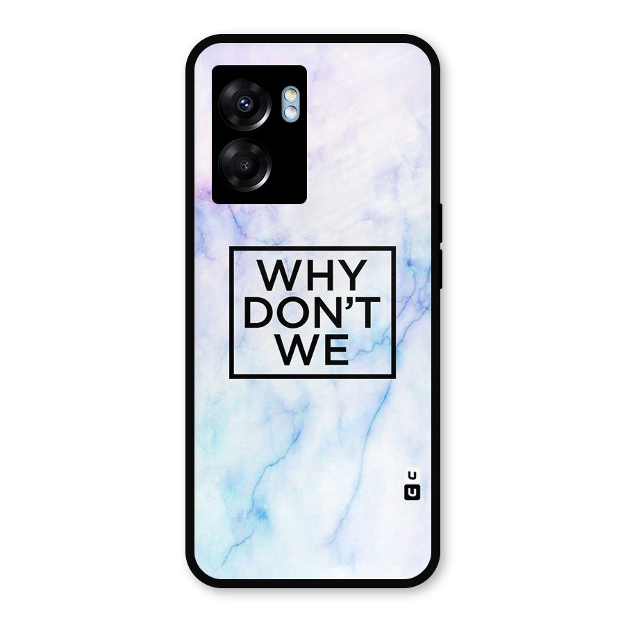 Why Dont We Metal Back Case for Realme Narzo 50 5G