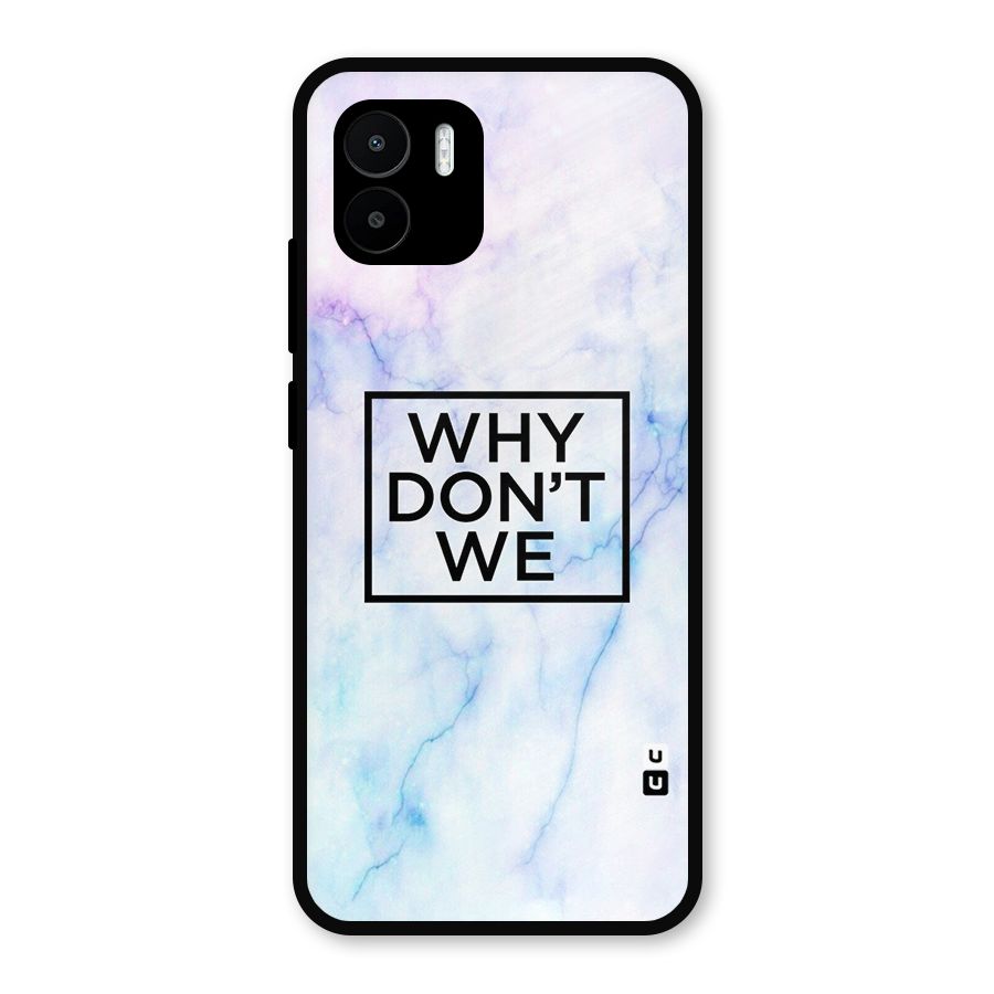 Why Dont We Metal Back Case for Redmi A2