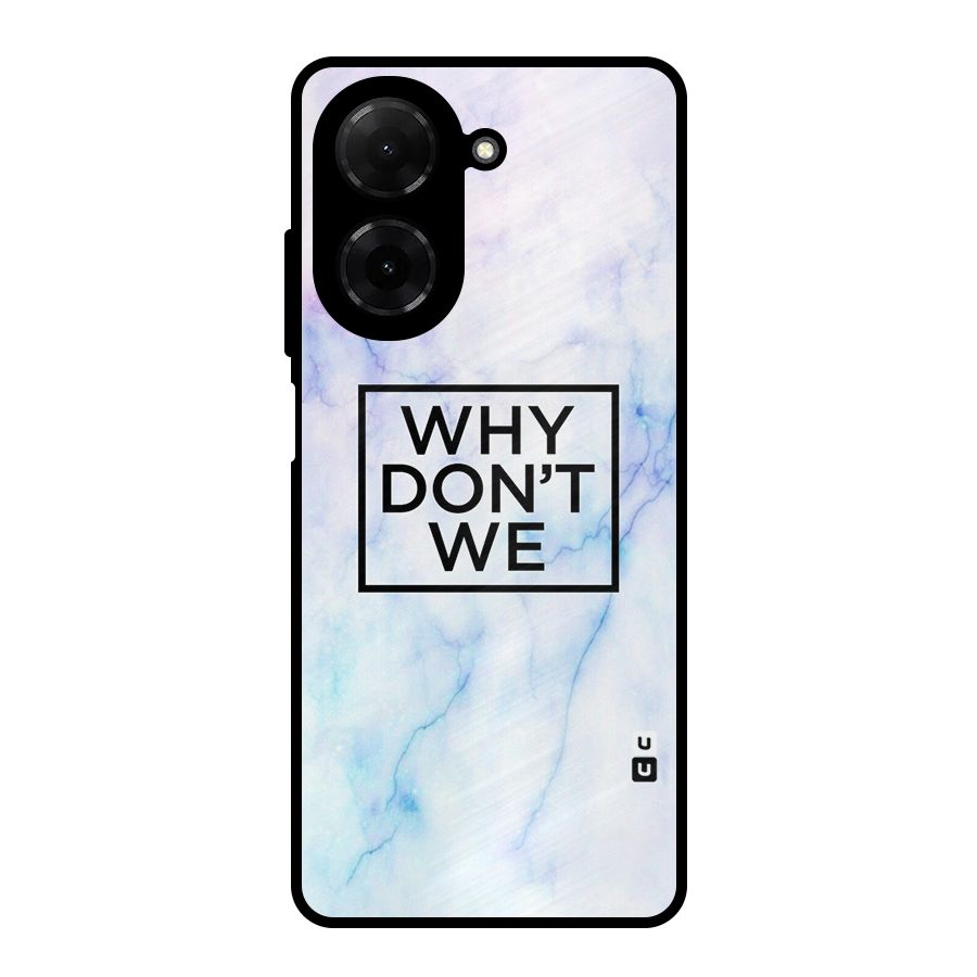 Why Dont We Metal Back Case for Redmi A5 4G