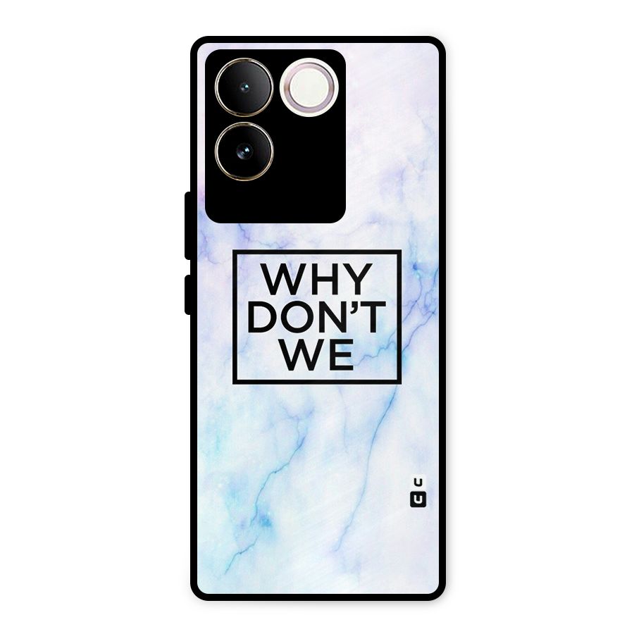 Why Dont We Metal Back Case for Vivo T2 Pro