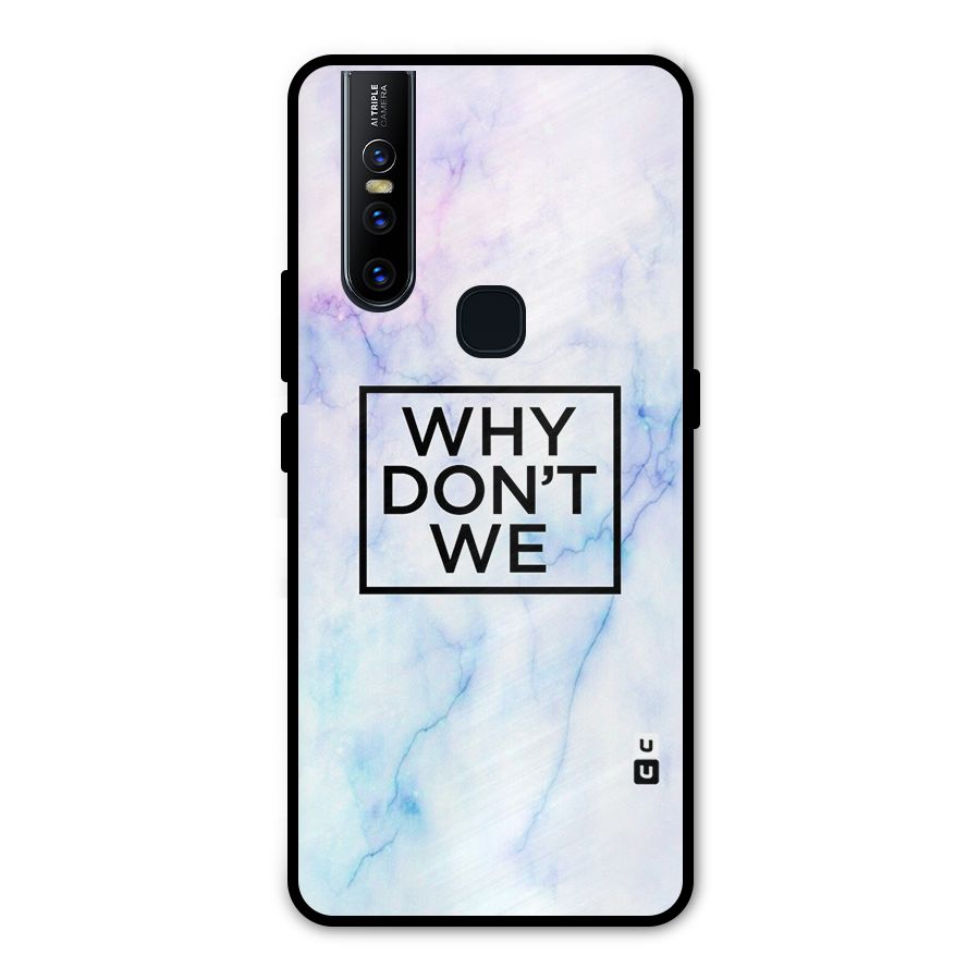 Why Dont We Metal Back Case for Vivo V15