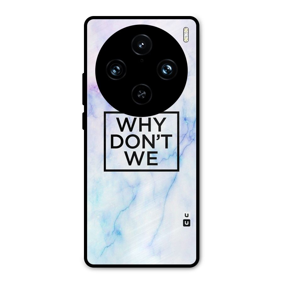 Why Dont We Metal Back Case for Vivo X100 Pro