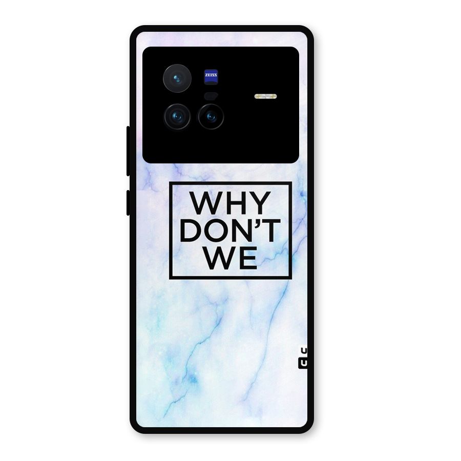 Why Dont We Metal Back Case for Vivo X80