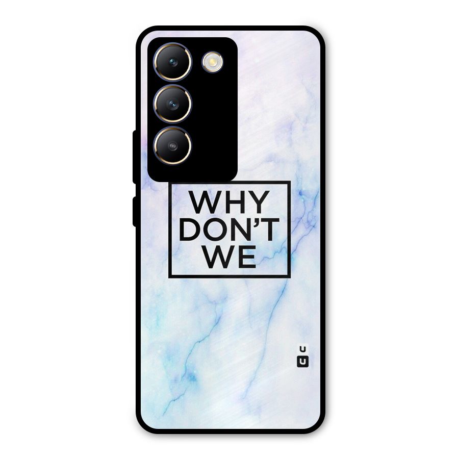 Why Dont We Metal Back Case for Vivo Y200e