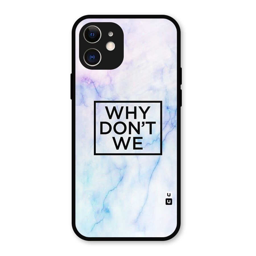 Why Dont We Metal Back Case for iPhone 12