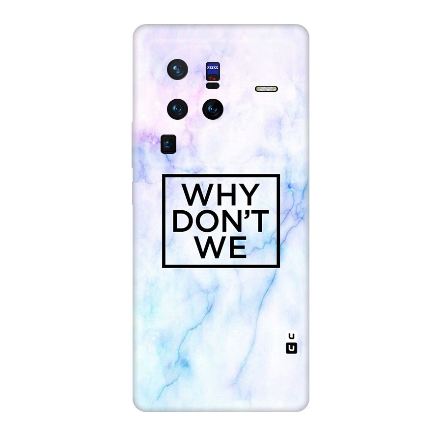 Why Dont We Original Polycarbonate Back Case for Vivo X80