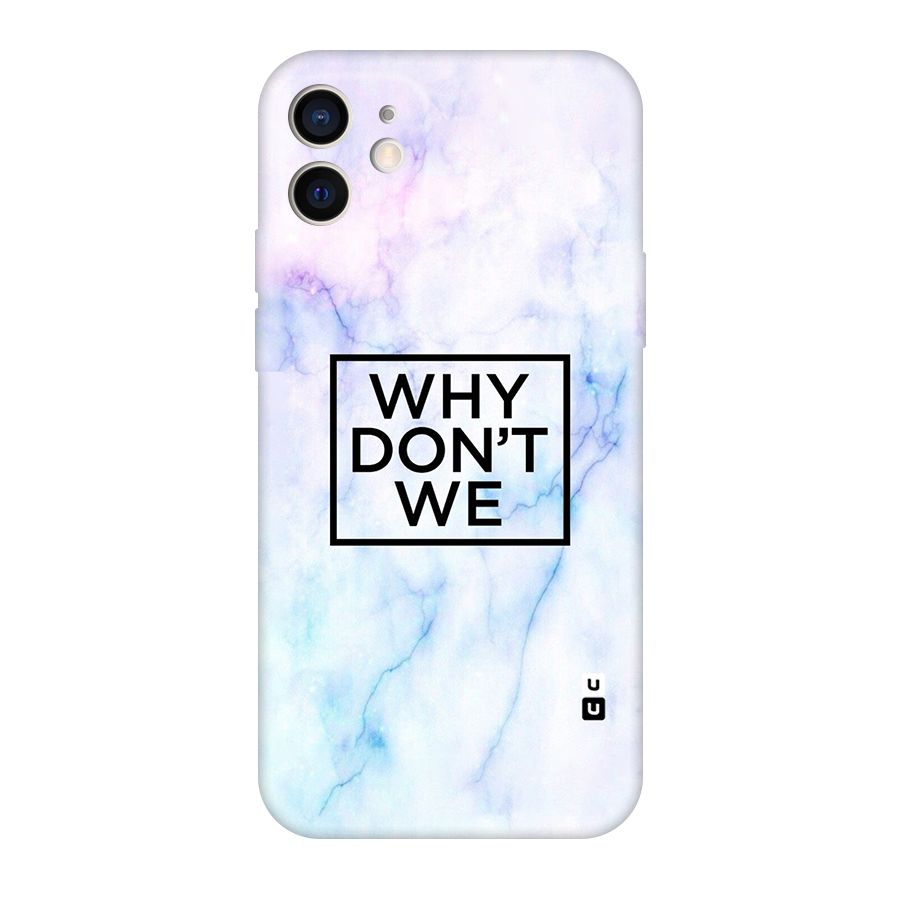 Why Dont We Original Polycarbonate Back Case for iPhone 12
