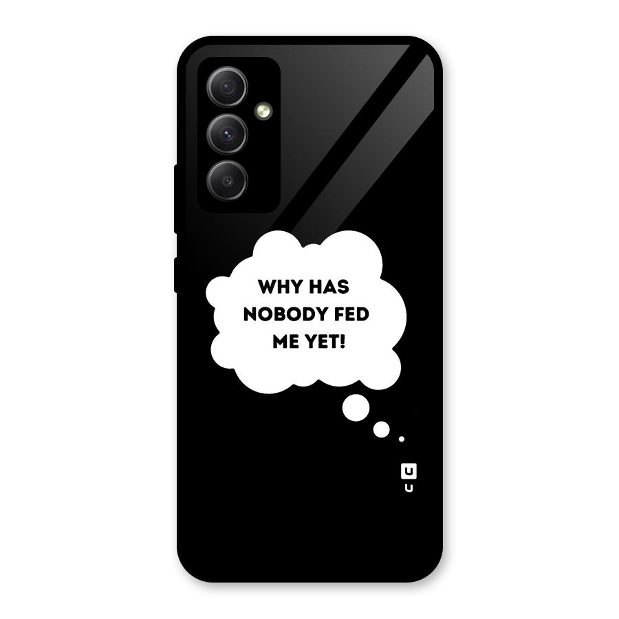Why No Food Yet Glass Back Case for Galaxy A34