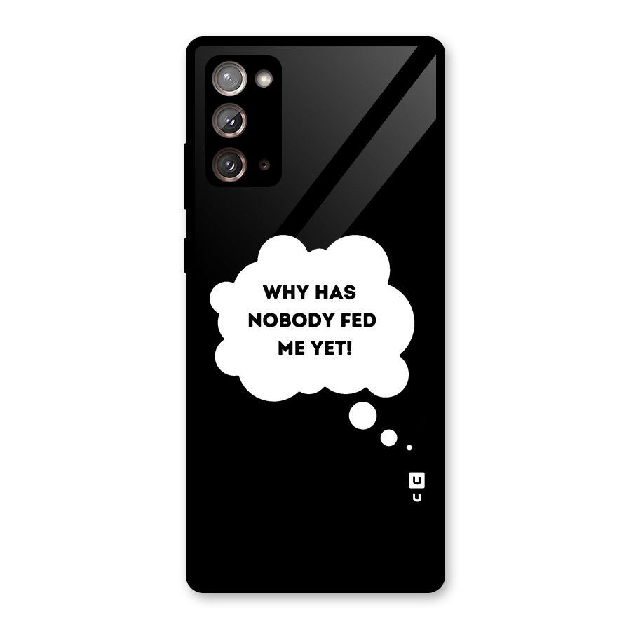 Why No Food Yet Glass Back Case for Galaxy Note 20
