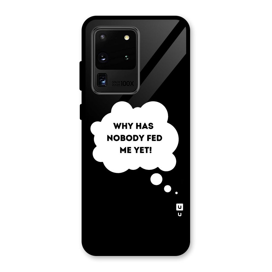 Why No Food Yet Glass Back Case for Galaxy S20 Ultra