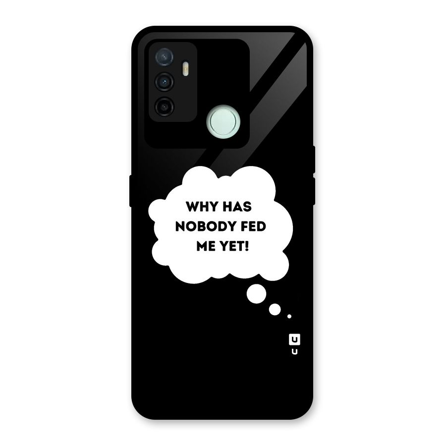 Why No Food Yet Glass Back Case for Oppo A53