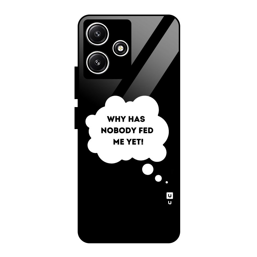Why No Food Yet Glass Back Case for Poco M6 Pro