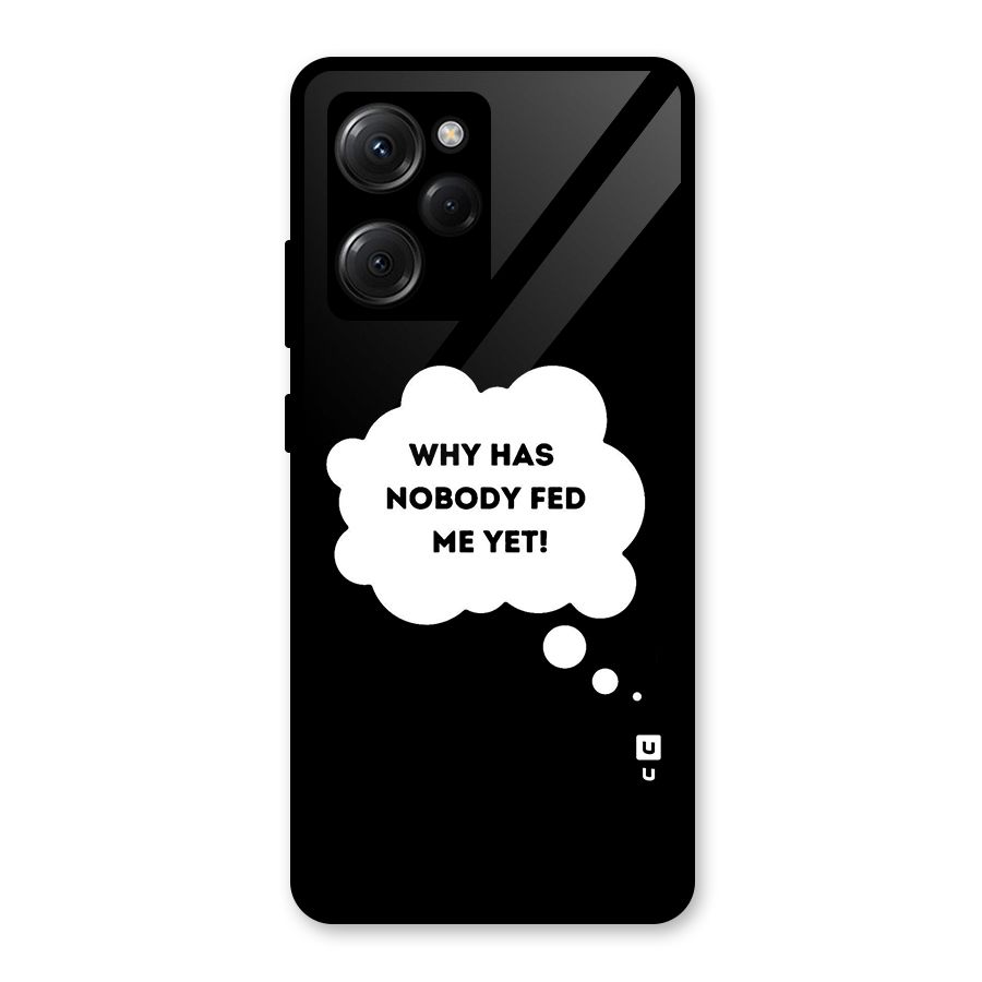 Why No Food Yet Glass Back Case for Poco X5 Pro