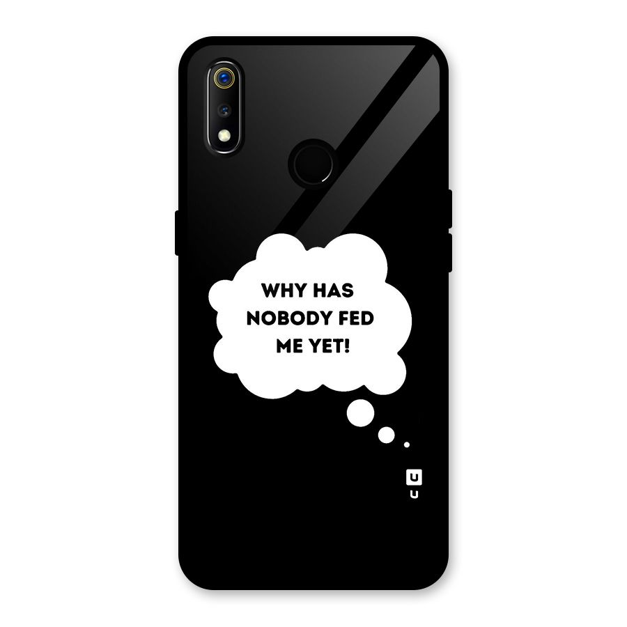 Why No Food Yet Glass Back Case for Realme 3i