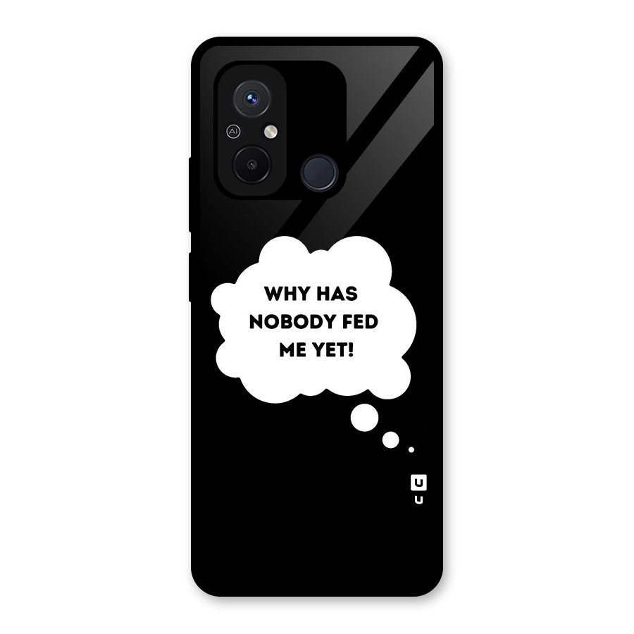 Why No Food Yet Glass Back Case for Redmi 12C
