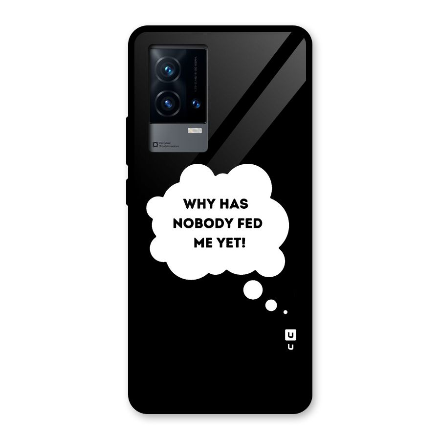 Why No Food Yet Glass Back Case for iQOO 9 5G