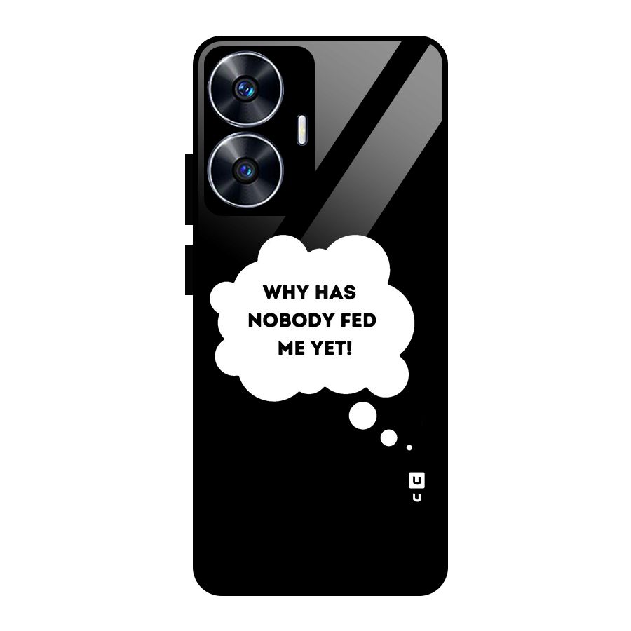 Why No Food Yet Glass Back Case for realme C55