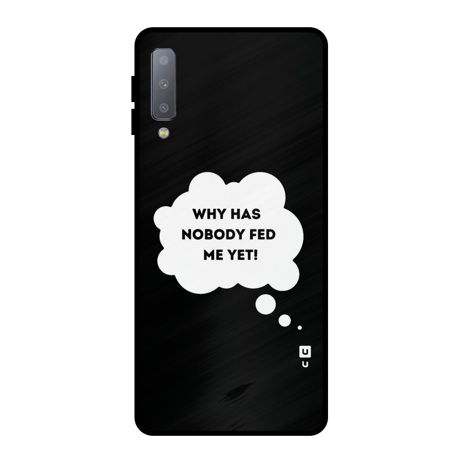 Why No Food Yet Metal Back Case for Galaxy A7 (2018)