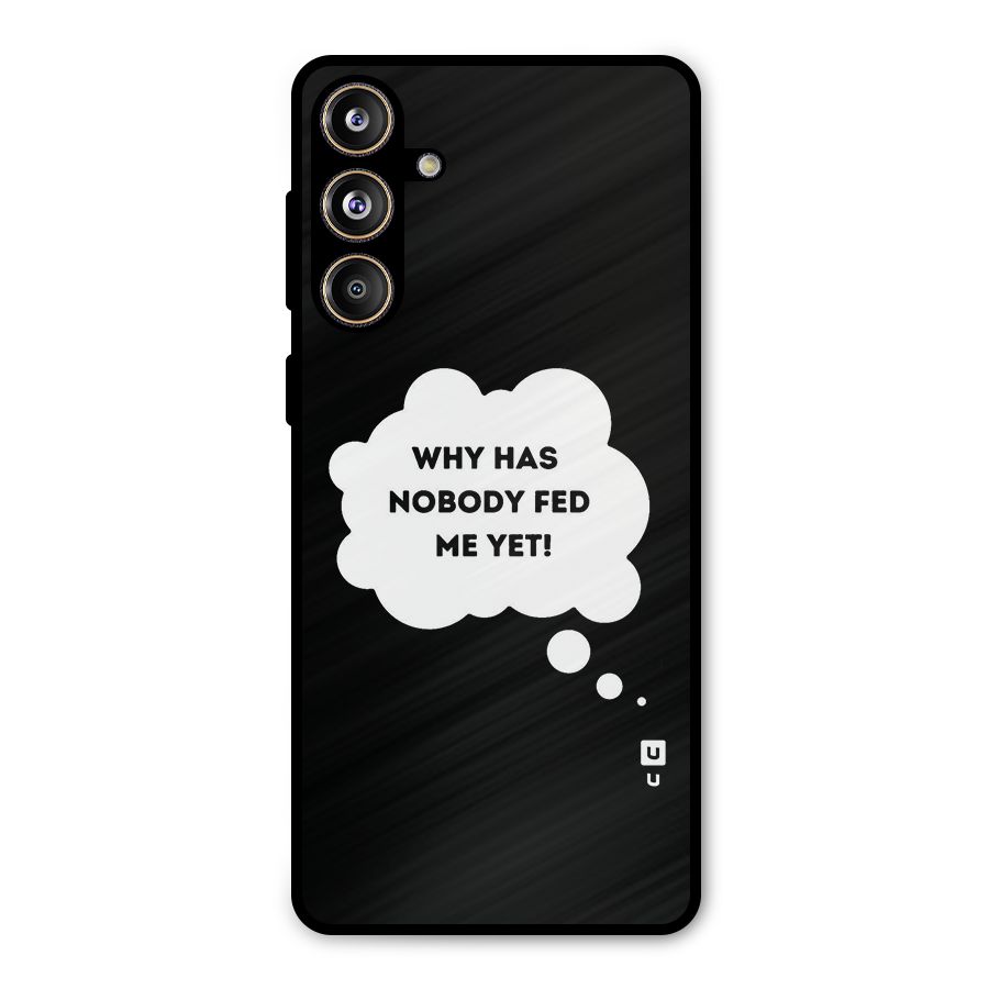 Why No Food Yet Metal Back Case for Galaxy F55