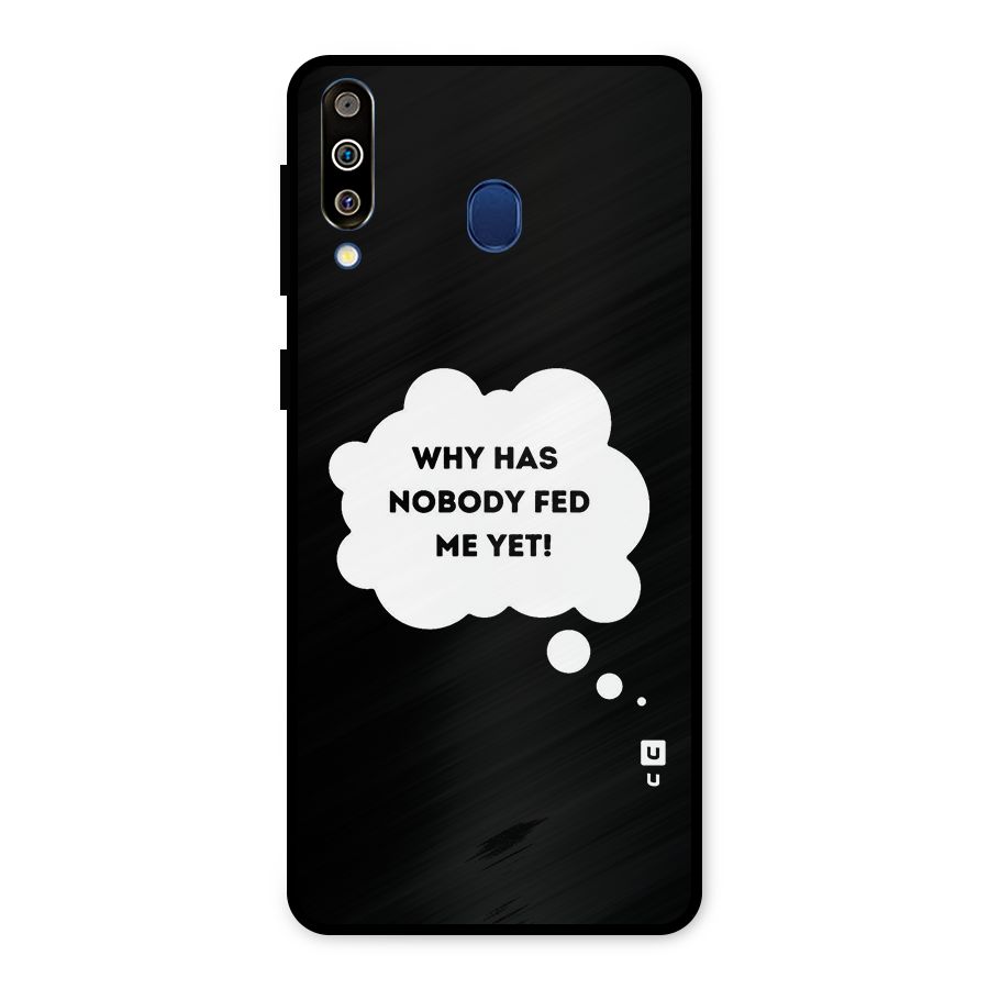 Why No Food Yet Metal Back Case for Galaxy M30