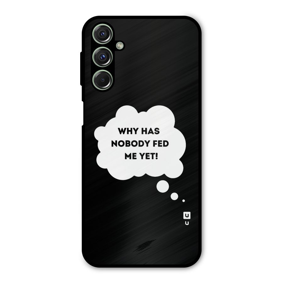 Why No Food Yet Metal Back Case for Galaxy M34