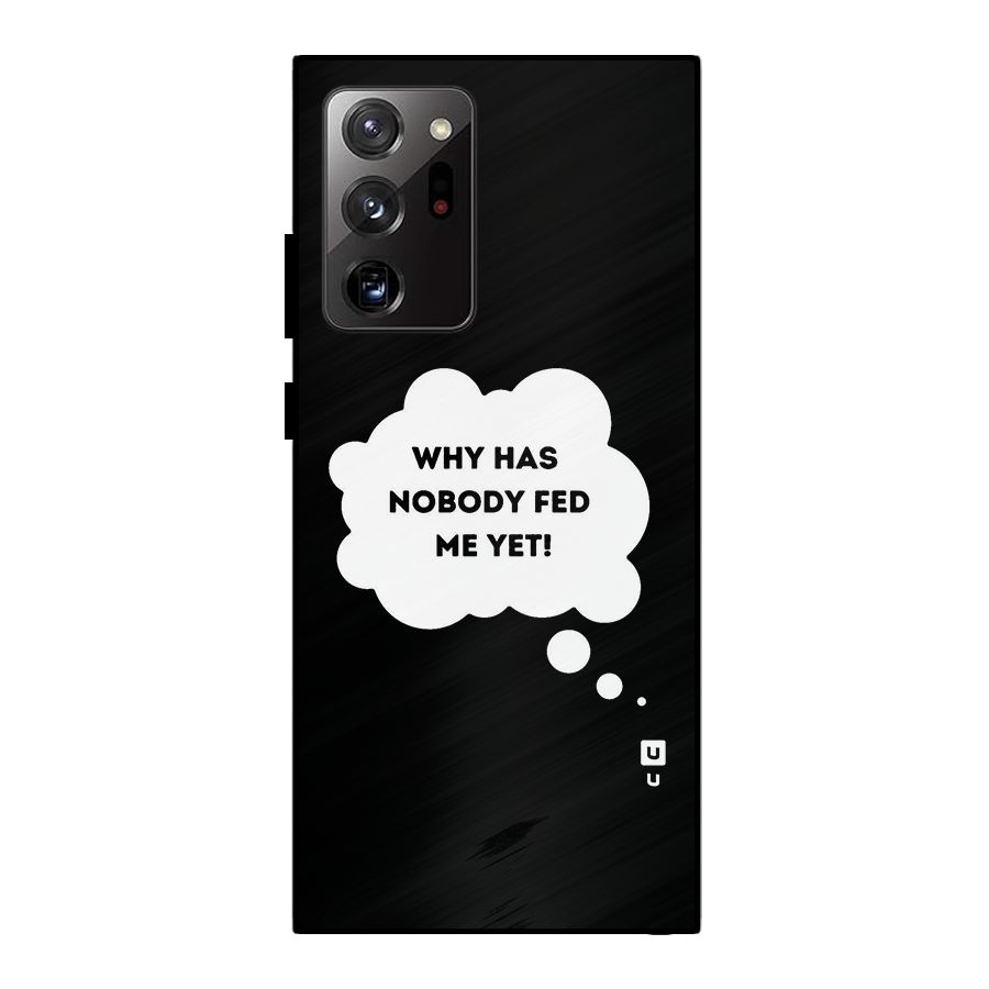 Why No Food Yet Metal Back Case for Galaxy Note 20 Ultra