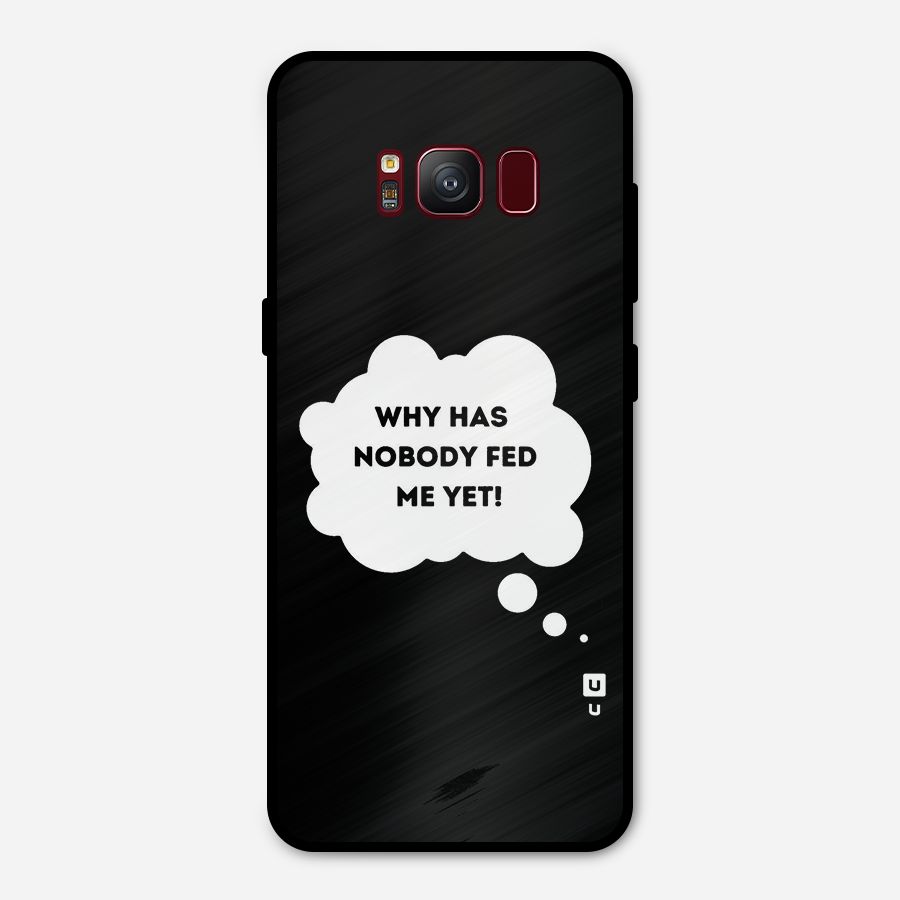 Why No Food Yet Metal Back Case for Galaxy S8