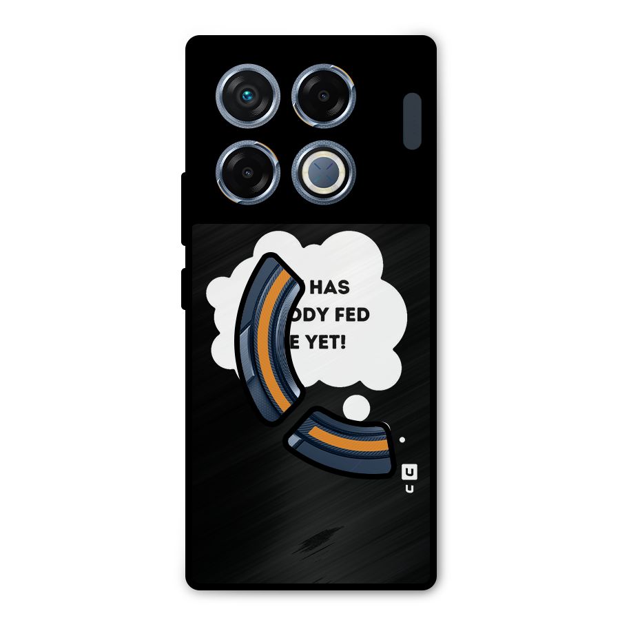 Why No Food Yet Metal Back Case for Infinix GT 20 Pro