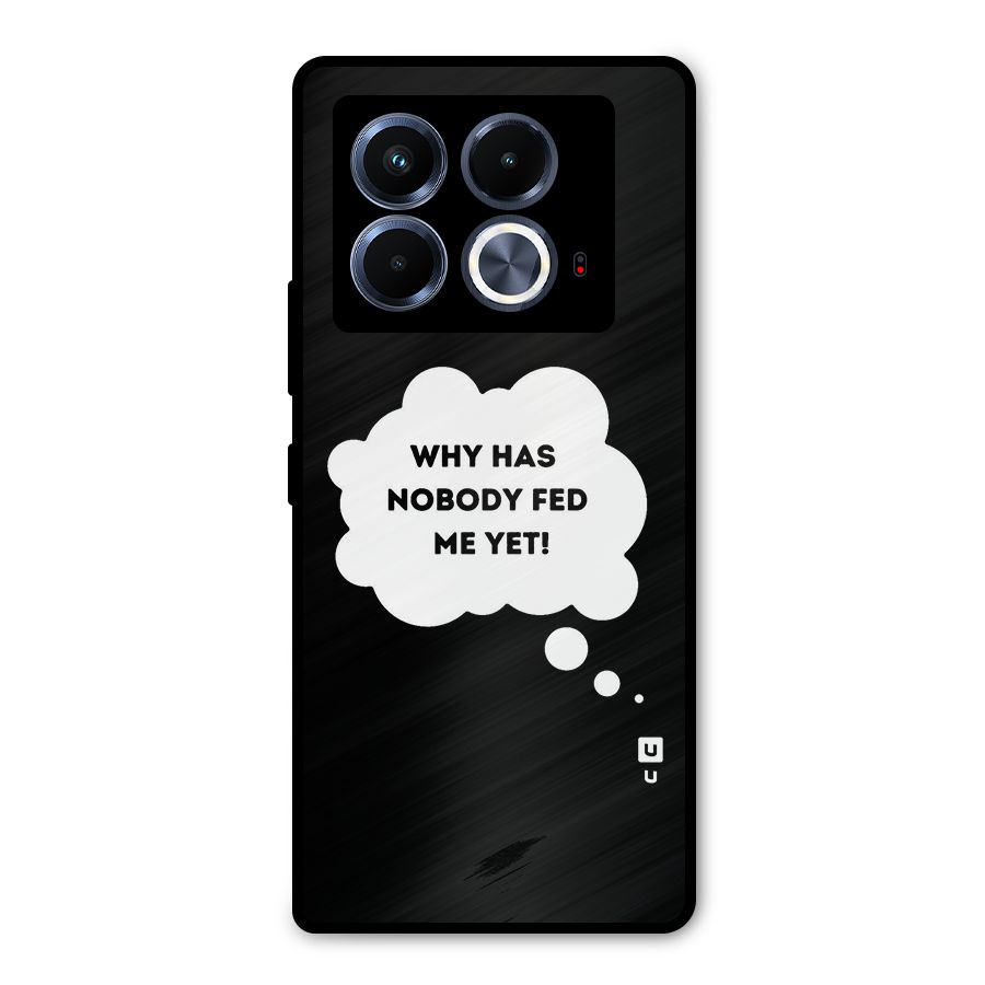 Why No Food Yet Metal Back Case for Infinix Note 40 5G
