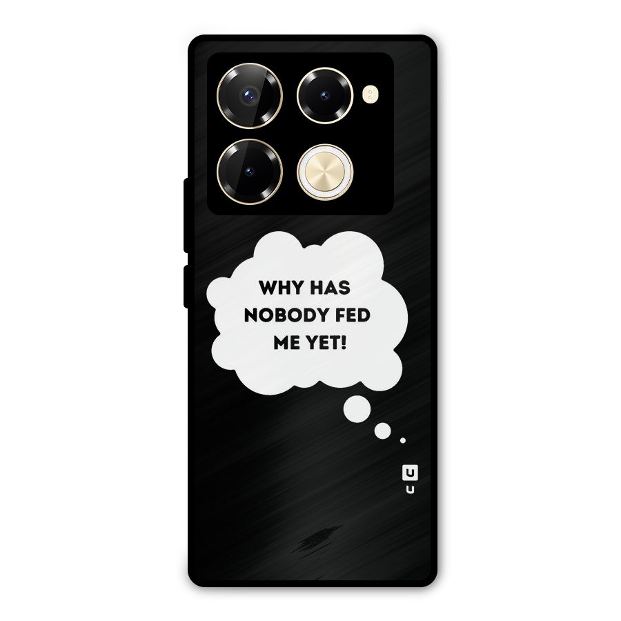Why No Food Yet Metal Back Case for Infinix Note 40 Pro