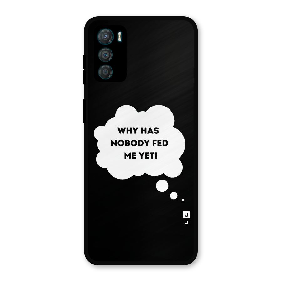 Why No Food Yet Metal Back Case for Moto G42