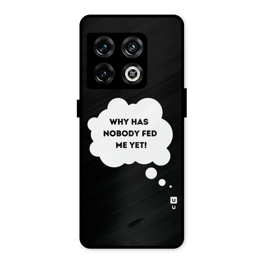 Why No Food Yet Metal Back Case for OnePlus 10 Pro 5G