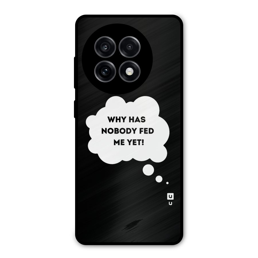 Why No Food Yet Metal Back Case for OnePlus 13R