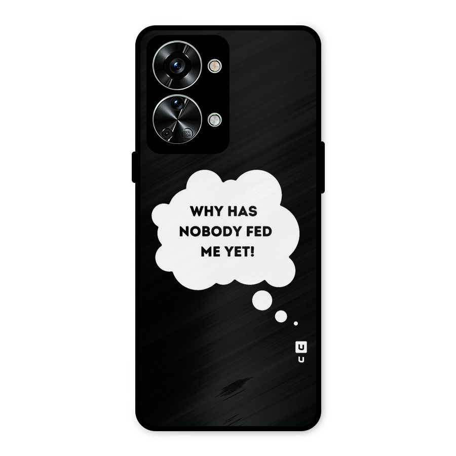 Why No Food Yet Metal Back Case for OnePlus Nord 2T