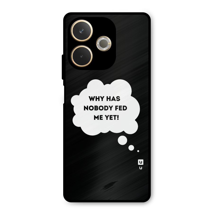 Why No Food Yet Metal Back Case for Oppo A5 Pro