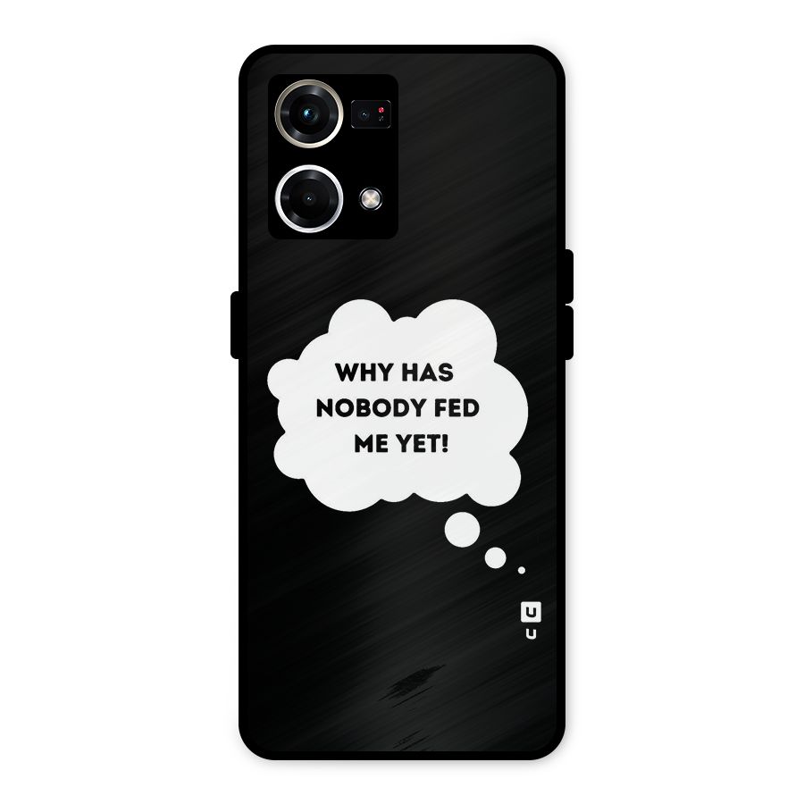 Why No Food Yet Metal Back Case for Oppo F21s Pro 4G