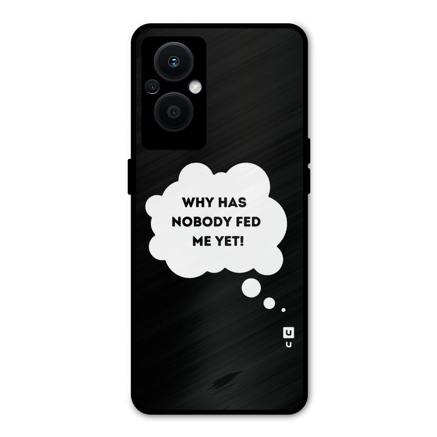 Why No Food Yet Metal Back Case for Oppo F21s Pro 5G