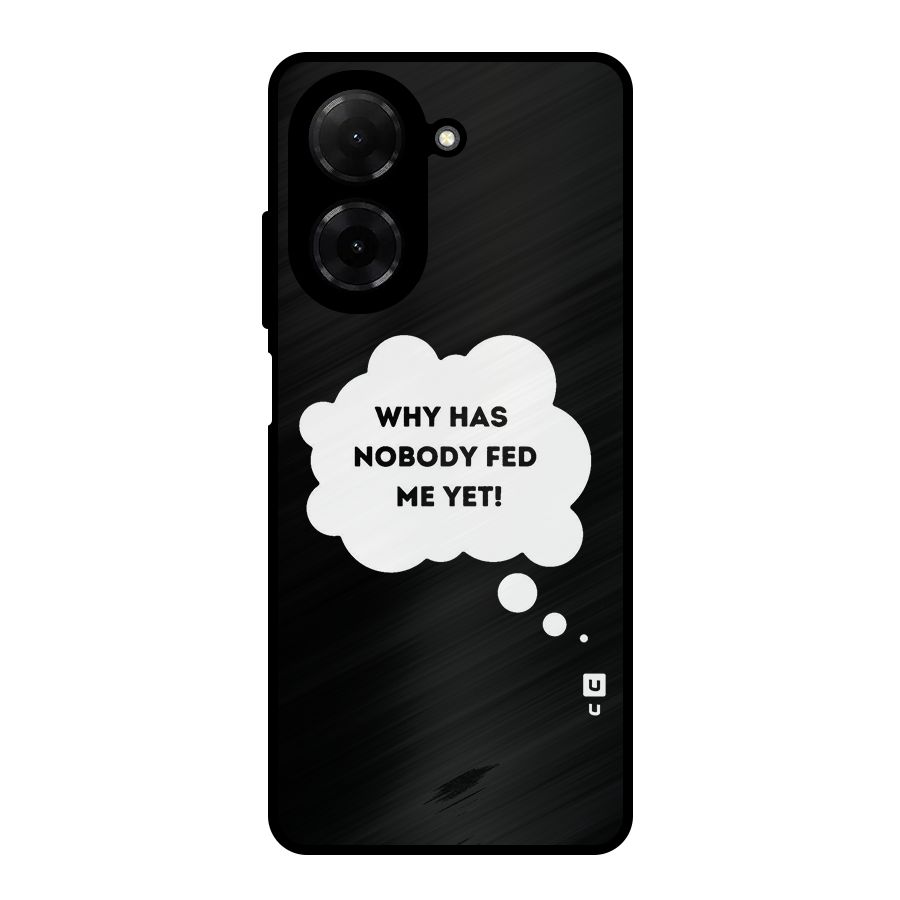 Why No Food Yet Metal Back Case for Poco C71