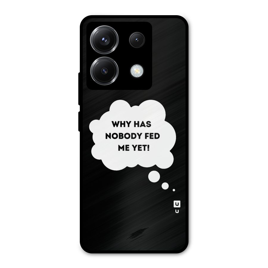 Why No Food Yet Metal Back Case for Poco X6