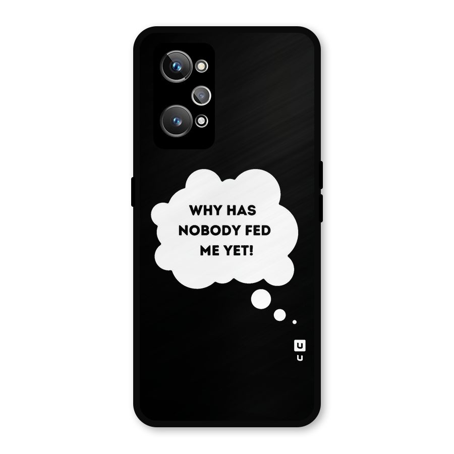 Why No Food Yet Metal Back Case for Realme GT Neo2