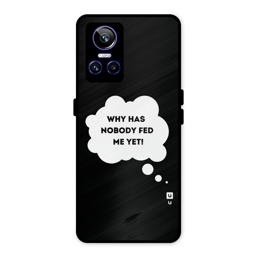 Why No Food Yet Metal Back Case for Realme GT Neo 3