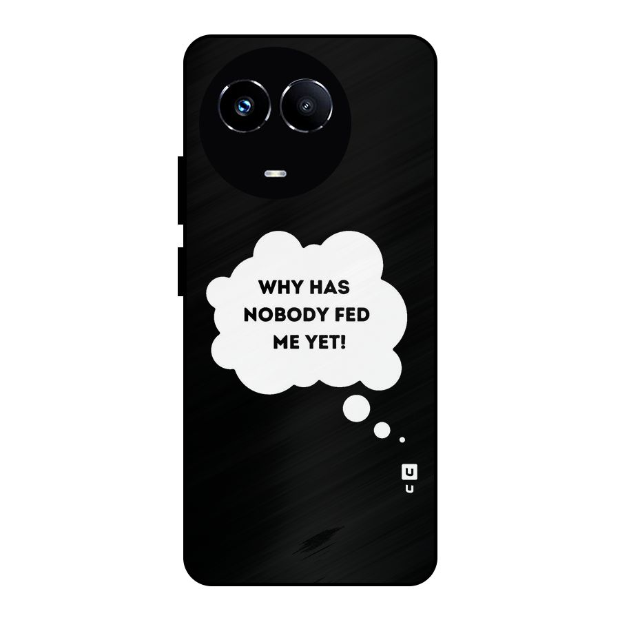 Why No Food Yet Metal Back Case for Realme Narzo 60X