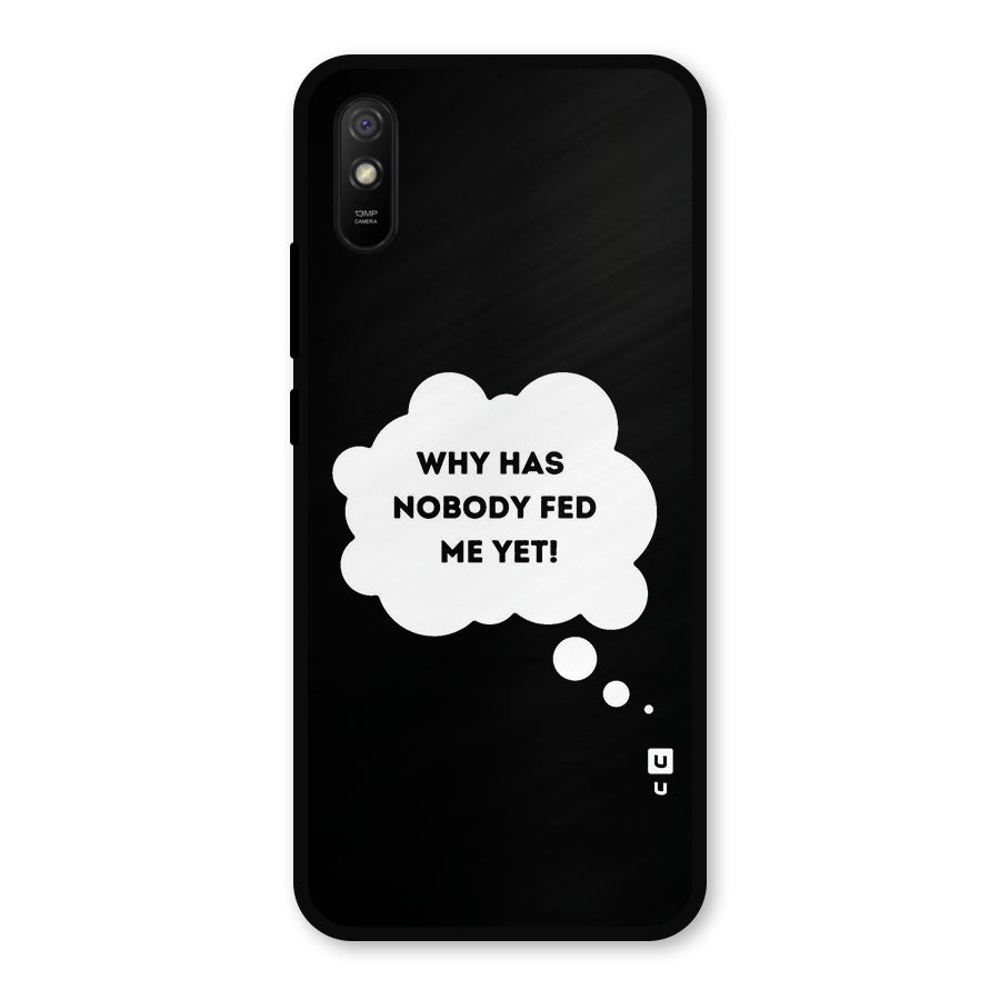 Why No Food Yet Metal Back Case for Redmi 9i