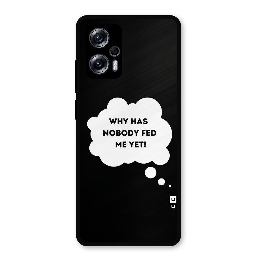 Why No Food Yet Metal Back Case for Redmi K50i