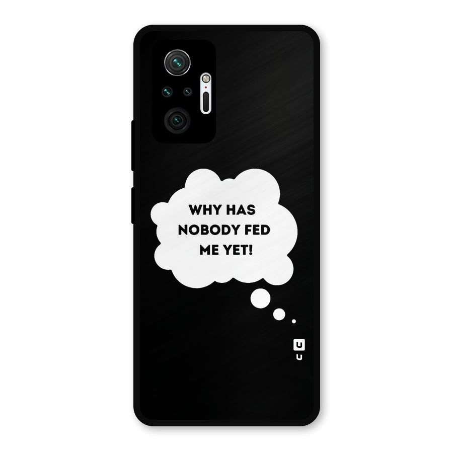 Why No Food Yet Metal Back Case for Redmi Note 10 Pro Max